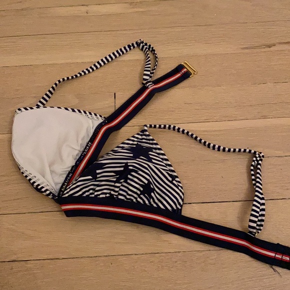 Xhilaration triangle stars and striped bikini top - Picture 2 of 4